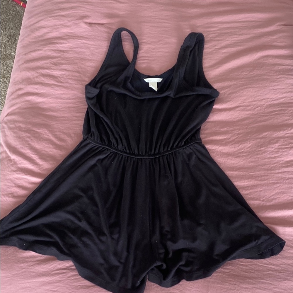 H&M Black Sleeveless Romper